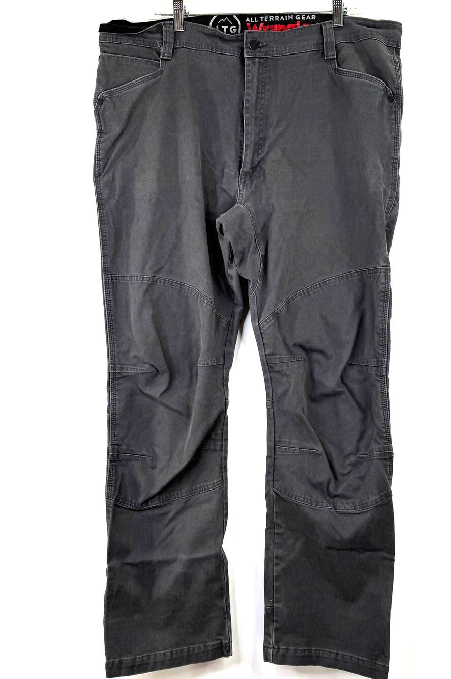 Wrangler Men's Gray ATG Reinforced Utility Pants Size 42 x 32